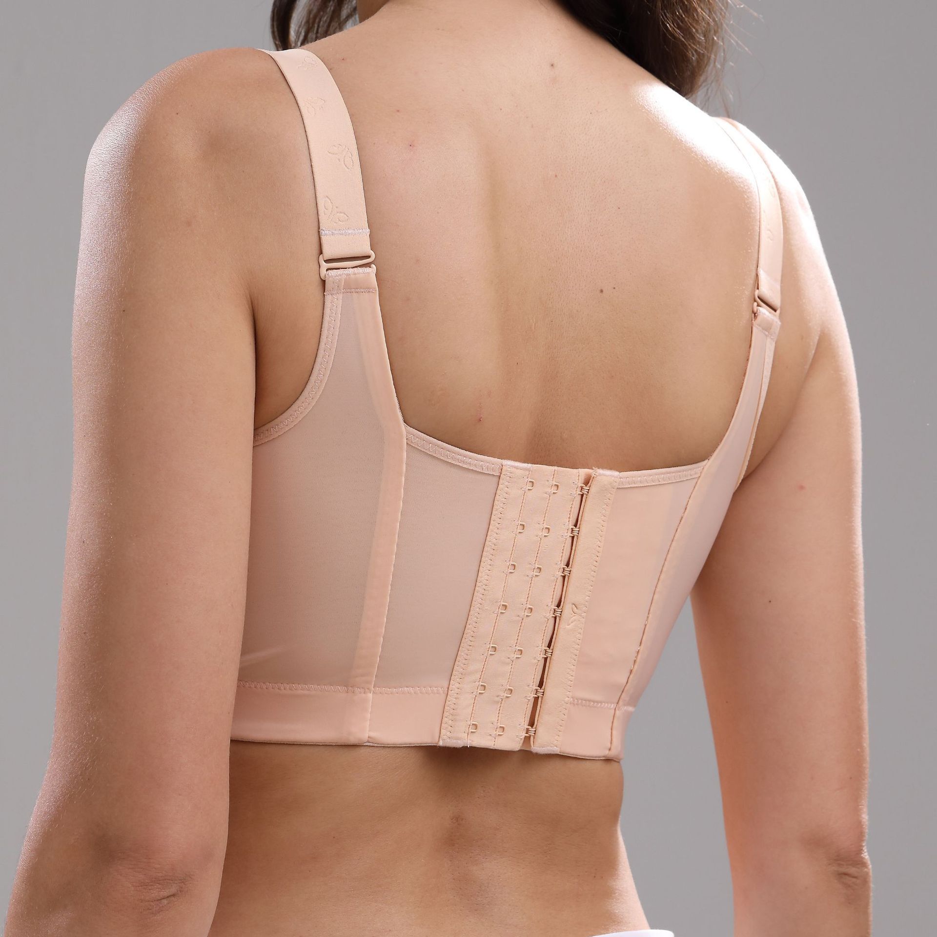 Button Full Cup Plus Size Bra Without Wire - Image 7