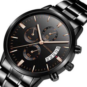 mens-stainless-steel-watches-with-business-leisure-calendar-quartz-watches-waterproof-black-refined-steel-watches