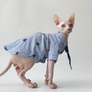 Thin Cotton Shirt Breathable Refreshing Sphinx Hairless Cat German