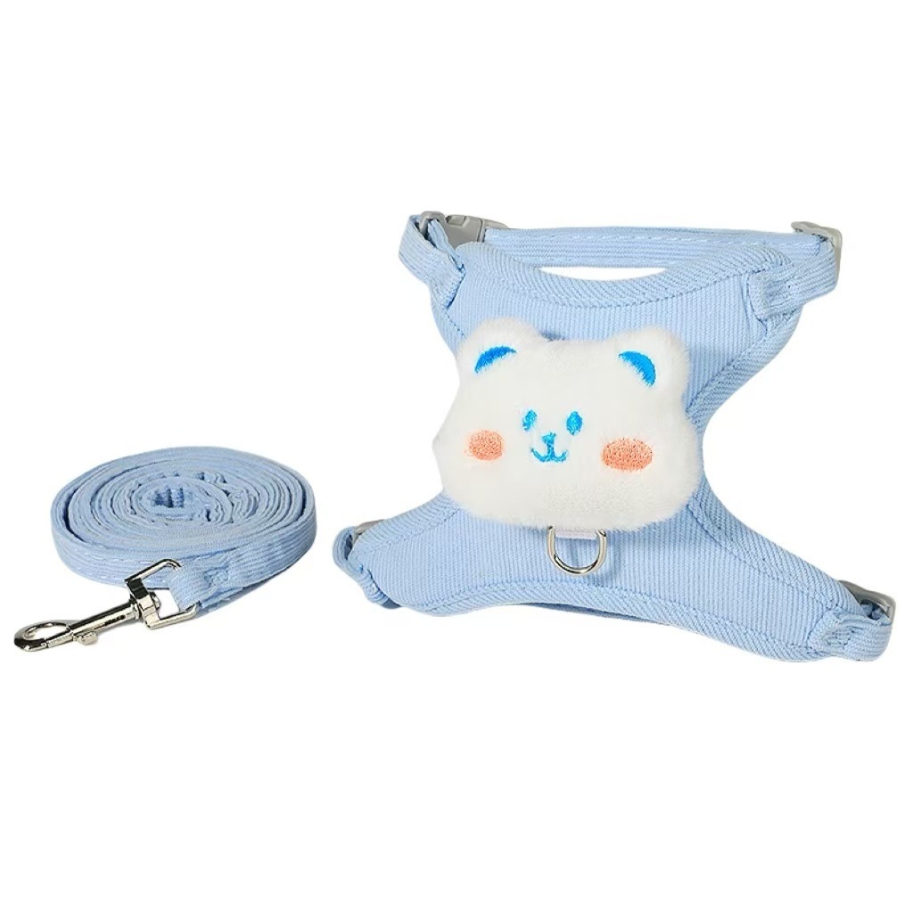 Cat Pulling Rope Adjustable Cat Walking Rope Cute Kittens Special For Going Out Chest Strap Small Dog Pet Supplies - Image 4